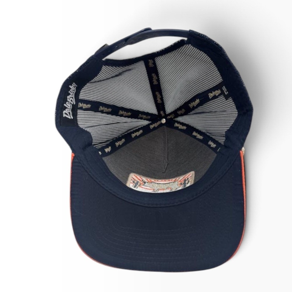 Dale Brisby Radiator Ranch Cattle Co Trucker Hat Navy Blue Rodeo Time Snapback - Picture 7 of 7
